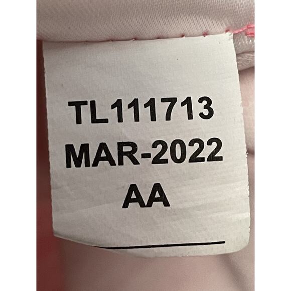 Greg Norman Polo Shirt Mens Large Pink White Striped PlayDry Golf Performance - Picture 8 of 10